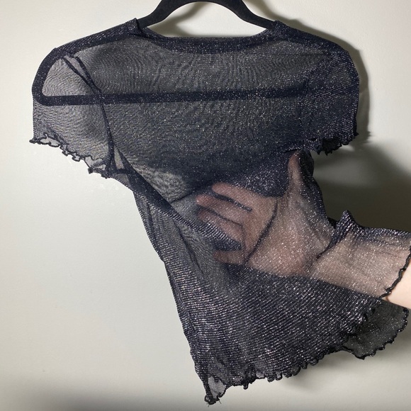 Sheer Shimmering Top - Picture 3 of 4